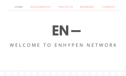 ENHYPEN MOCK WEBSITE : Click For Better Quality