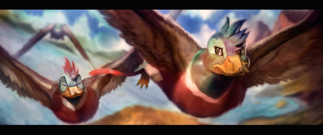 mexdragoon:  A fanart I did for an illustration workshop. Leafie: A Hen Into The