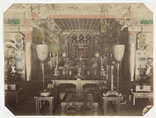 Unknown, Interior of  the Temple of Perfection in Nikko, 1890 - 1894 |