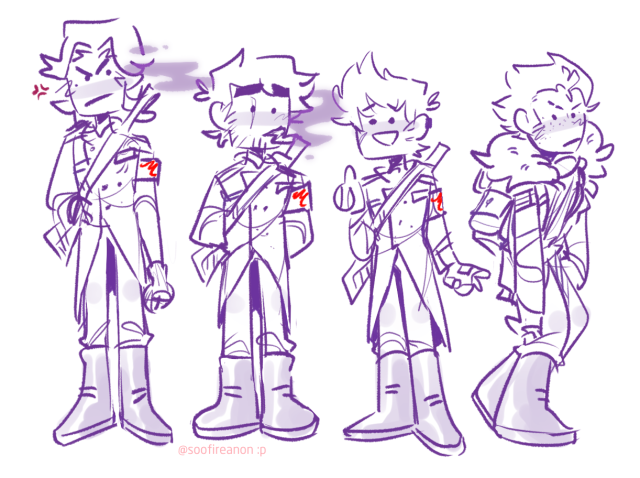 theyre putting something in the water thats turning the soldiers gay #messy messy messy sketches i just think the colors r pleasant :)  #literally making up these designs as i go i just wanted to draw so srry for discrepencies #eddsworld#patryck ew#paul ew#yanov ew#yuu ew#yanov eddsworld#patryck eddsworld#paul eddsworld#yuu eddsworld#digital art#art#fanart#dead moon
