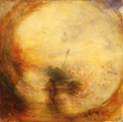 dappledwithshadow:  Light and Colour (Goethe’s Theory)(also known as The Morning after the Deluge or Moses Writing the Book of Genesis)Joseph Mallord William Turner 1843 Tate Britain - London (England)	Painting - oil on canvas Height: 78.7 cm (30.98