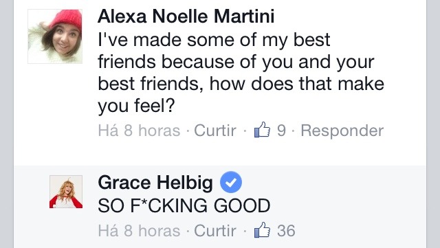 ijustloveyoutubers:  bestofyoutubecomments:  #NotTooDeep with Grace Helbig  Grace’s