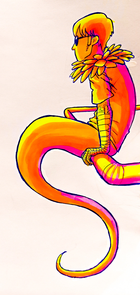 Not Much (good) Happening Right Now, So Have These Doodles From Work That Are Colored With Highlight