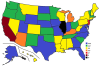 U.S. States by 2014 S&P Credit Rating.
Data source