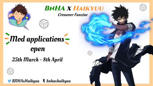 bnhaxhaikyuu:  ♡  Mod applications are open  ♡  Mod applications are officially open. 