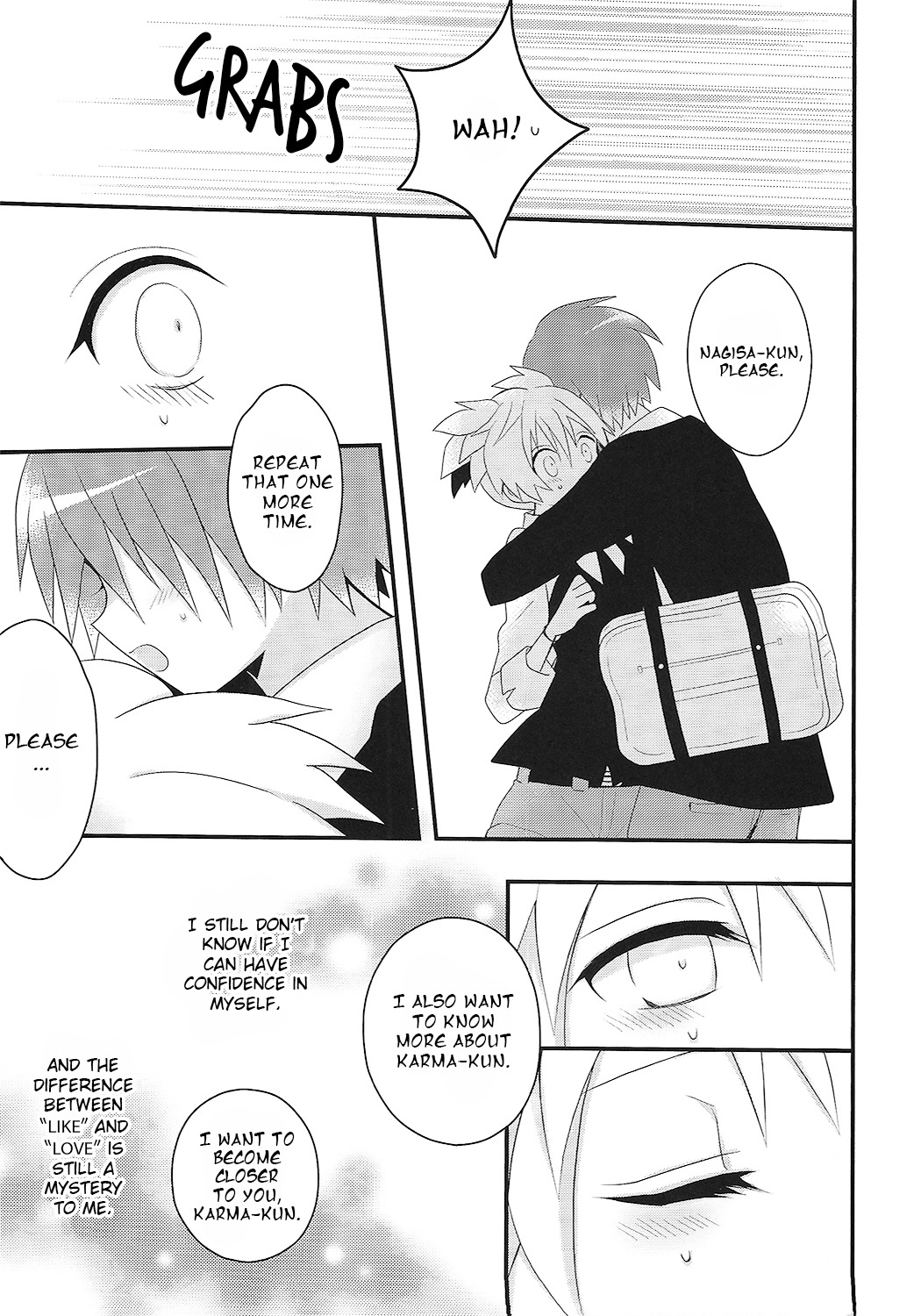 Karma and nagisa doujinshi