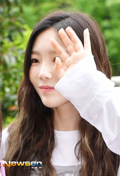 Taeyeon (SNSD) - Happy Together 3 Recording Pics