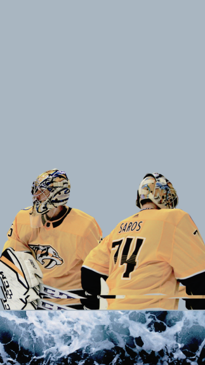 Pekka Rinne and Juuse Saros /requested by @kingkytchalla/