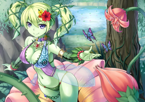 dragondeviant:  Plants and Plant Girls. 