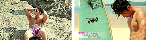 koreanmalemodels:  Hot Guys on the Beach photoshoot for Cosmopolitan Korea, August