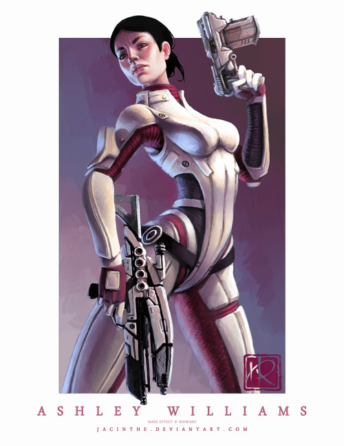 geeksngamers:  Mass Effect Character Illustrations - Created by Jacinthe 