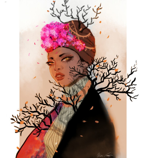 The Fall Witch by  Muna Abdirahman  aka Munadraws