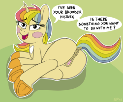 seductivepony:@shinonsfw has new cute horse,