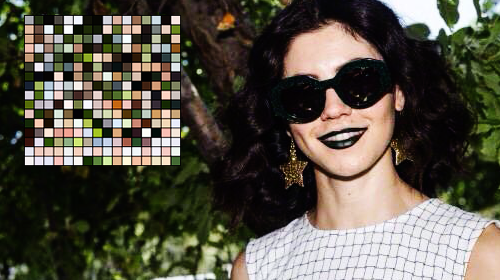 electradiary: Marina + colorful paterns.