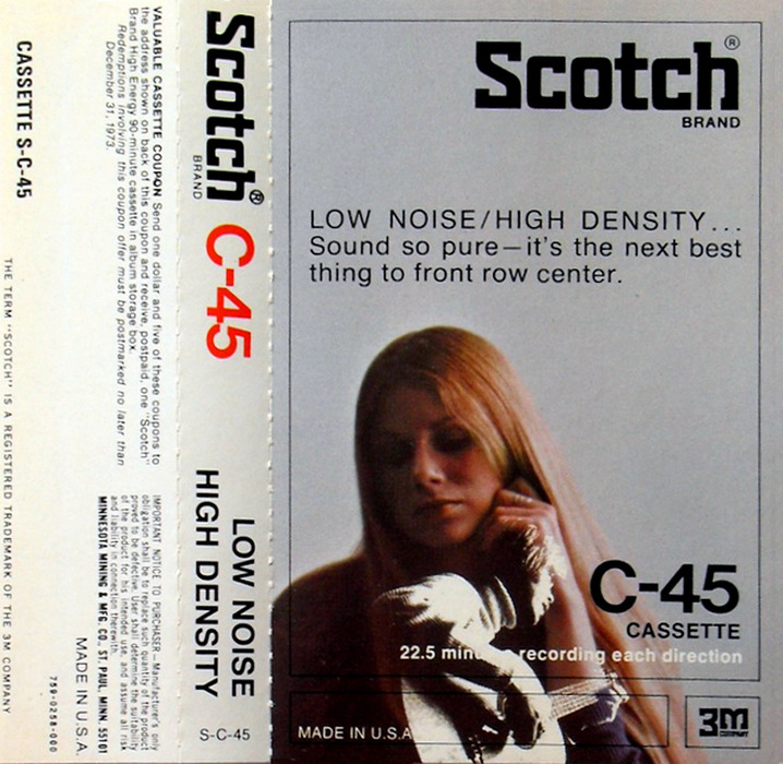 ilovetapehiss:  I ♥ tape hiss : Scotch Brand® C-45