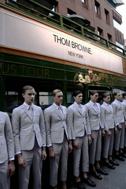 nickelsonwooster:  Thom Browne Spring 2013