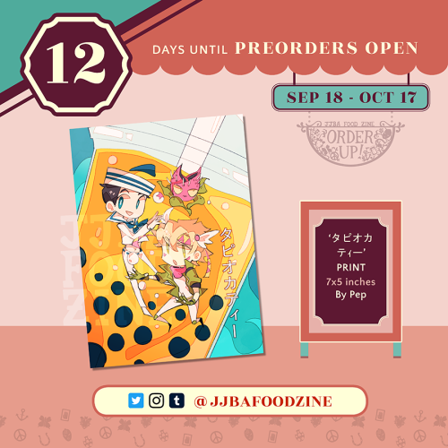 jjbafoodzine: ⭐ 12 DAYS TIL PREORDERS OPEN ⭐Quench your thirst with a print of the bubble boys: Gapp