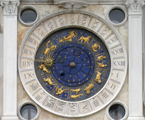 renaissance-art:Astronomical Clock in St Mark’s, Venice