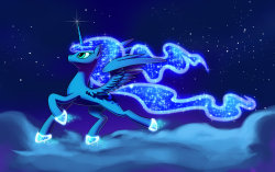 mlpfim-fanart:  Pony of the night by *KetrinDarkDragon