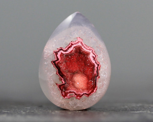  Rose Quartz Geode Cab 