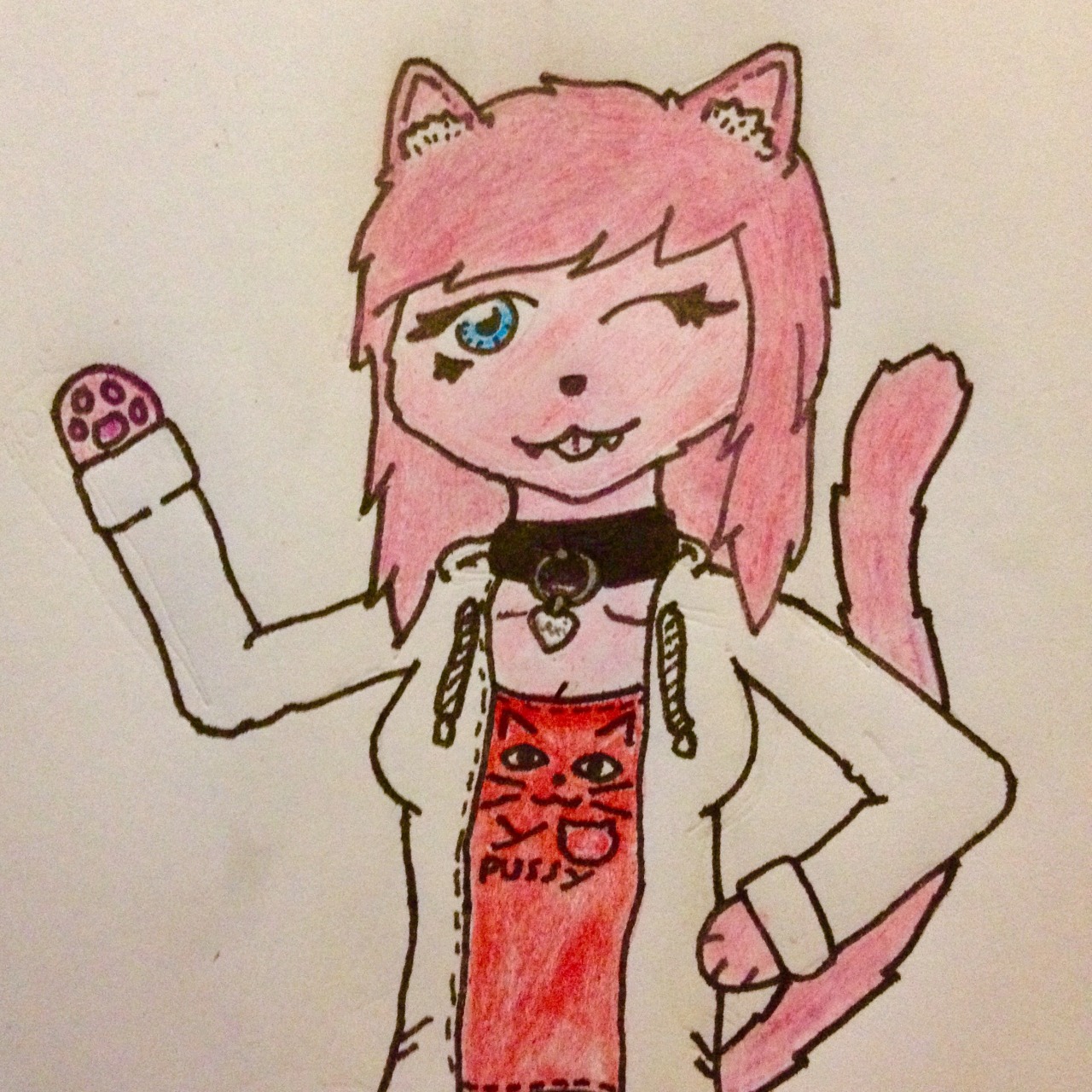 catnip-brownies:  Lexi saying hi (again!), and Lexi blep (again!)!   Omg this is