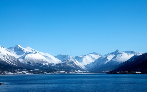 Merry Christmas from the fjords. This is Isfjorden (Ice Fjord) in Romsdal, Norway. Great mountains f