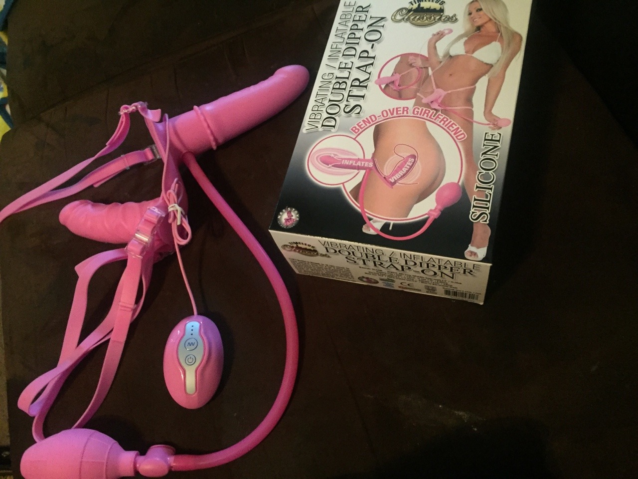 mistressandherknight:  Mistress new toy. Should b a fun one tonight  Omigosh that