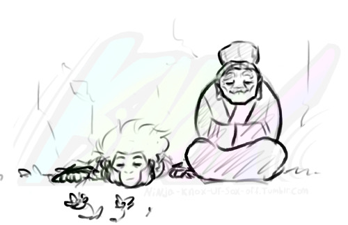 Was Struck With A Truly Silly Non-serious AU Idea In Which Our Resident Jailed Great Sage Gets Befriended