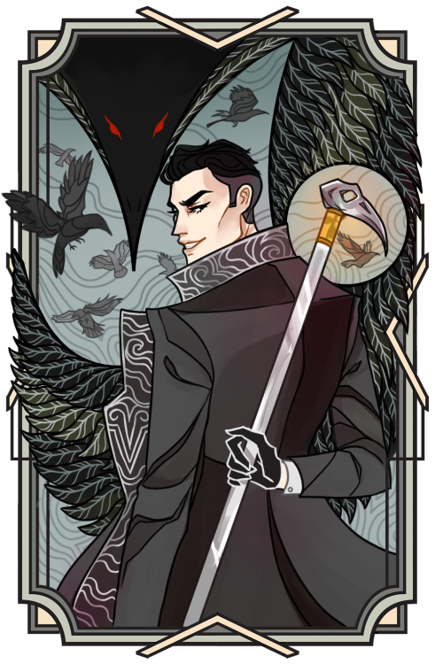 7 Crows - Illustrations for the Crooked Kingdom special edition by our patron saint @lbardugowo