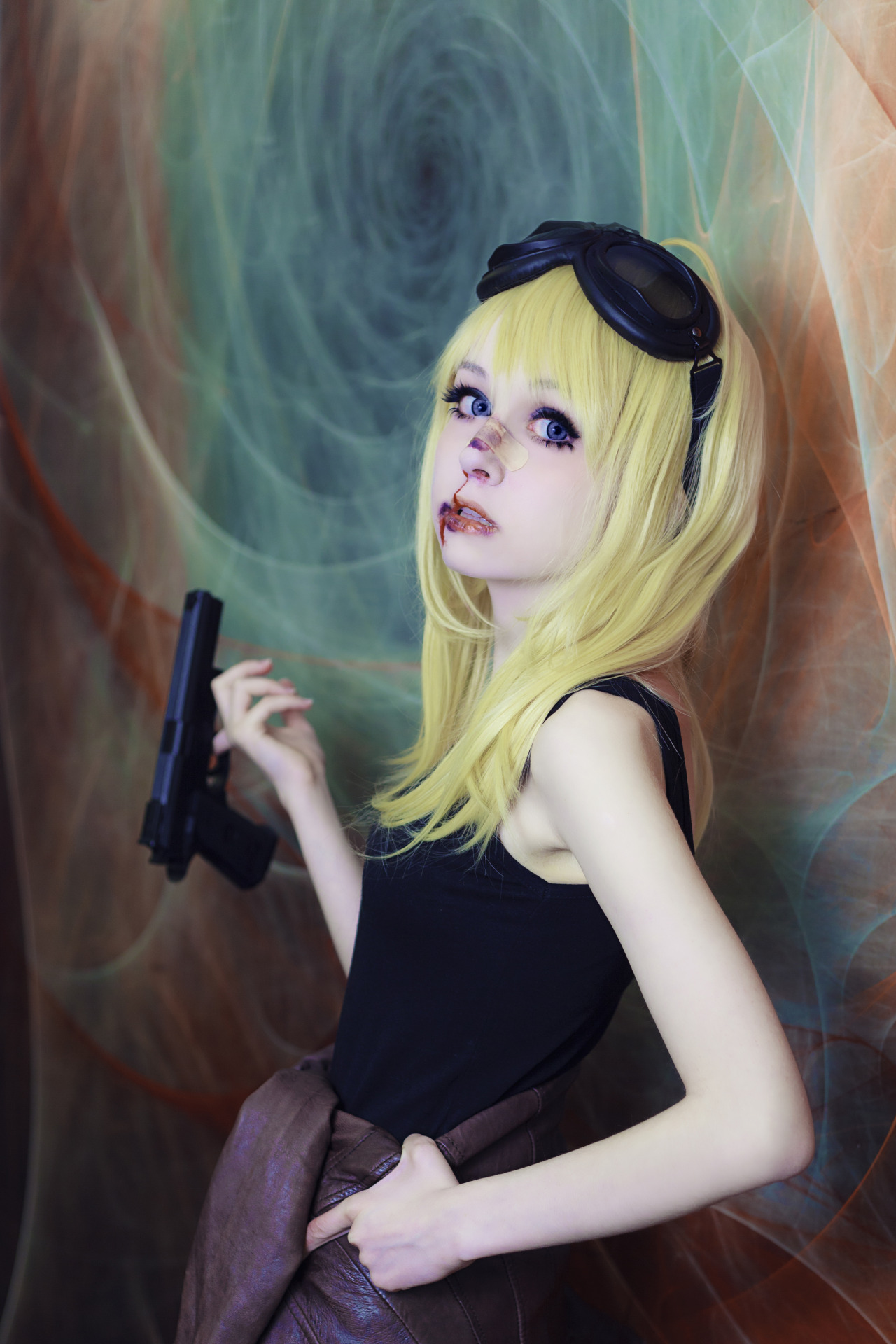 anzujaamu:  A quick OC I came up with, Gun Girl!Will be posting more shots of her