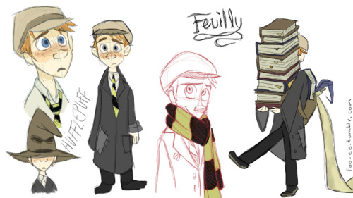 foo-ee:feuilly: hogwarts au sketchdump