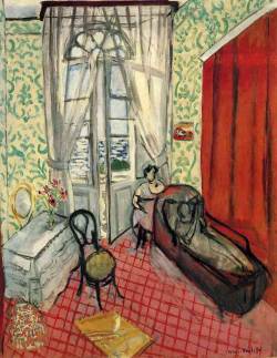 expressionism-art:Woman on sofa or couch,