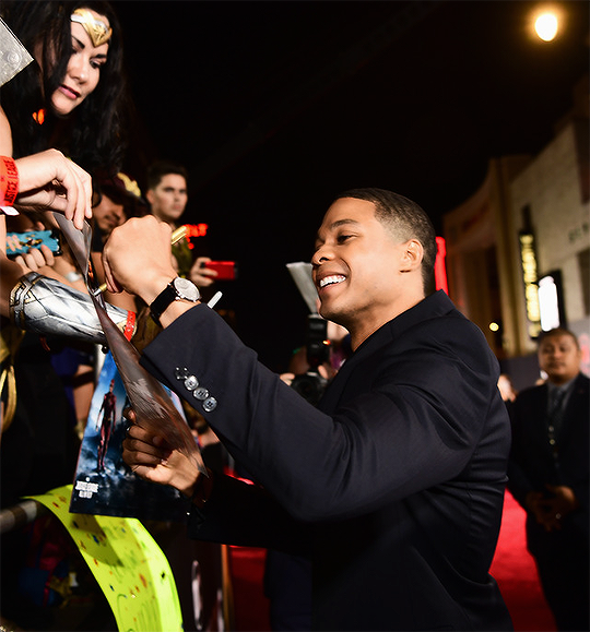 dcmultiverse:Ray Fisher attends the premiere of Warner Bros. Pictures’ “Justice