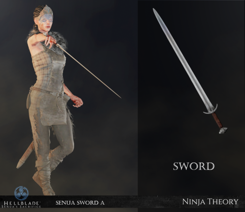 Hellblade Senua Outfit and Weaponsextracted from original game by Sticklove;converted by me;by order