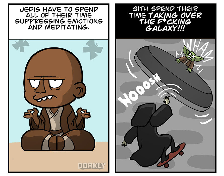 dorkly:    Why the Dark Side of the Force Is DEFINITELY Better [by andrewbridgman