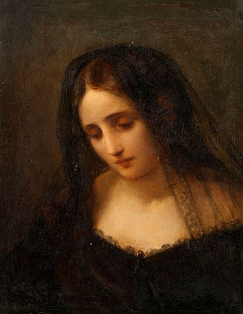 monsieurleprince: Natale Schiavoni (1777- 1858) - Jeune femme pensive
