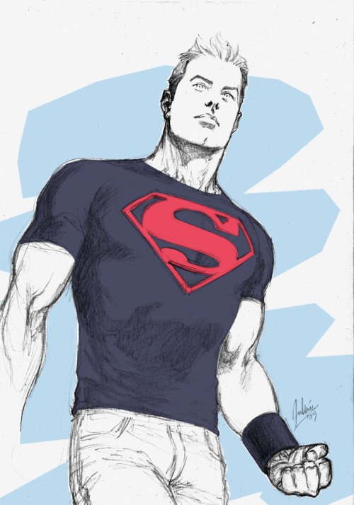 fuckyeahsuperman:(via Superboy by julianlopezart on deviantART)