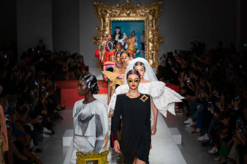 insidefashionista:Jeremy Scott Channels Picasso for Moschino’s Spring 2020 Collection