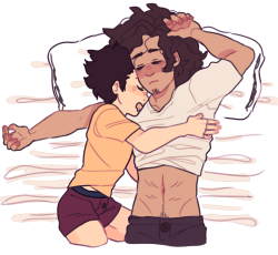 katamagi:  noya likes to cuddle ppl til he