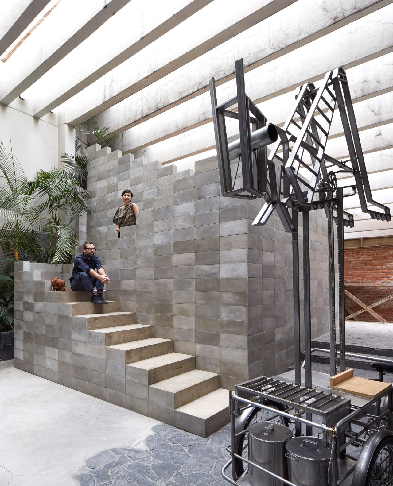 thekhooll:  The Home and Studio of Artists Pedros Reyes and Carla Fernandez in México