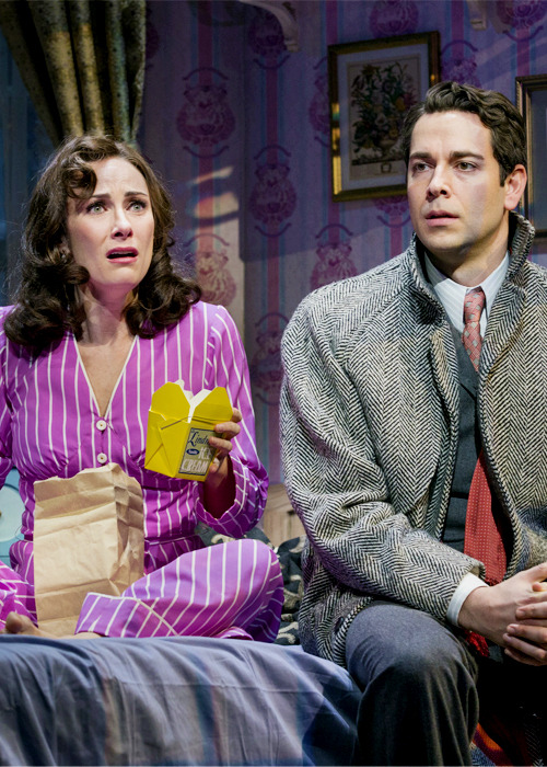 servethenuts:Laura Benanti and Zachary Levi in She Loves Me (2016)