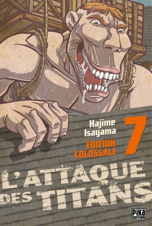 Shingeki no Kyojin (L’ Attaque des Titans)French Colossal Edition Covers, Vol. 1-9