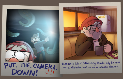 stephreynaart:Sea Grunkle Photo AlbumDipper and Mabel get a box in the mail full of these one day.  