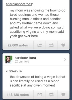 karebear-kara:  griffin-is-cool:  Is tumblr trying to tell me something  lol great now everybody knows im a virgin