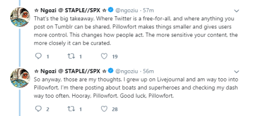 ngoziu:All right, my Pillowfort thoughts! (You can log in to the Demo Account here.)The biggest and 