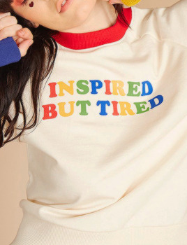 chandelyer:‘Inspired but Tired’ sweatshirt