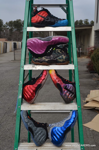 jmsneakers:  Foam Fans?!? New Spiderman Foamposite on top.   Dopeeeeeeee NiceLife&hellip;.