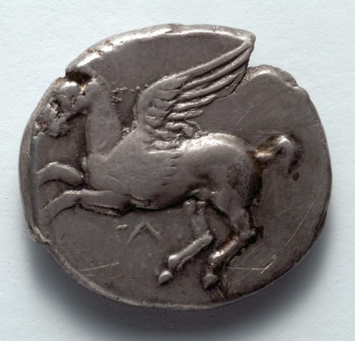 cma-greek-roman-art: Corinthian Stater, c. 380 BC, Cleveland Museum of Art: Greek and Roman ArtSize: