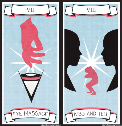 atoms2ashes:  Hey guys, I made fake tarot cards of your favorite music video ever.  oH MY GOD