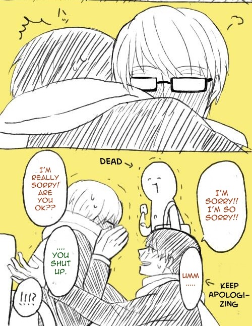 irisviel-yukinashin:  “What I’ve seen today inside the train.” by 一世のセイッ!! 